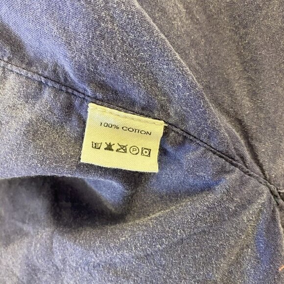 Magnolia Pearl Women’s Patch Cardigan Jacket Coat Blue Art Boho 3/4 Sleeve - Picture 10 of 12